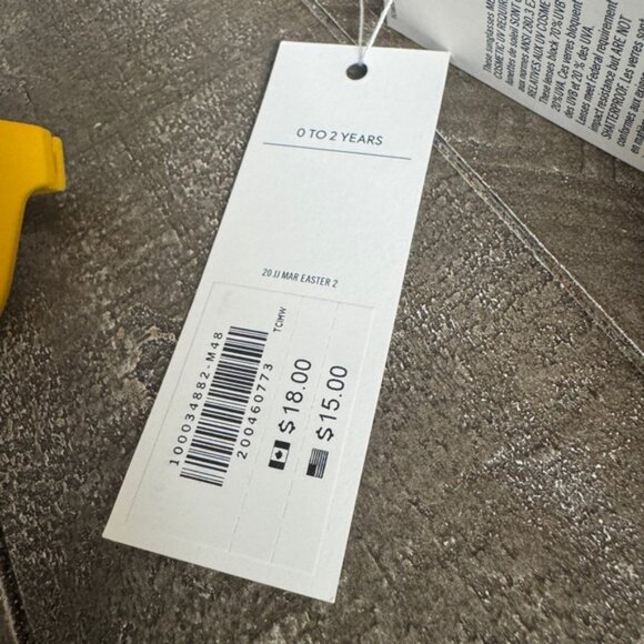 JANIE AND JACK NWT Set Of 3 Sunglasses 0-2 years 2 Clear Purple 1 Yellow Frame - Picture 5 of 6